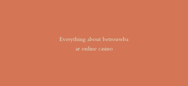 Everything about betrouwbaar online casino