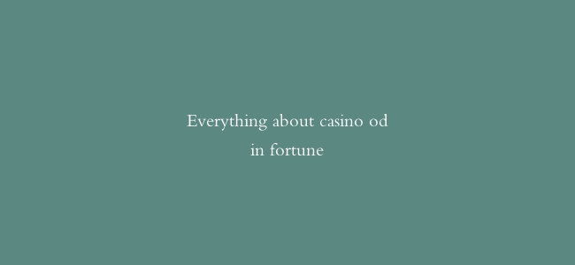 Everything about casino odin fortune