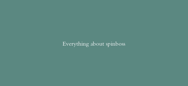 Everything about spinboss